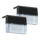 SET 2x LED RGB Solar-Wandleuchte LED/1W/1,2V 3500K IP65 600 mAh