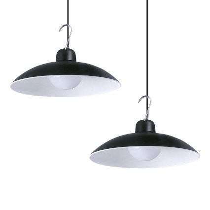 SET 2x LED Solar-Pendelleuchte mit Dämmerungssensor LED/6W/3,7V 2000 mAh IP44 + Fernbedienung
