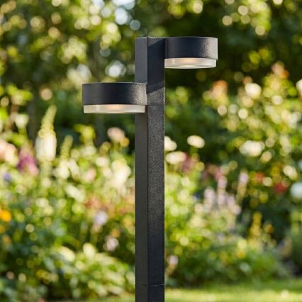 SET 2x LED Solarlampe 2xLED/1W/3,7V 1200 mAh 55 cm IP65 schwarz