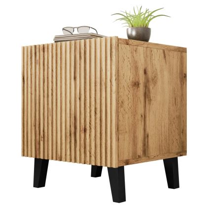 SET 2x Nachttisch VAMOS 52x45 cm Eiche Wotan