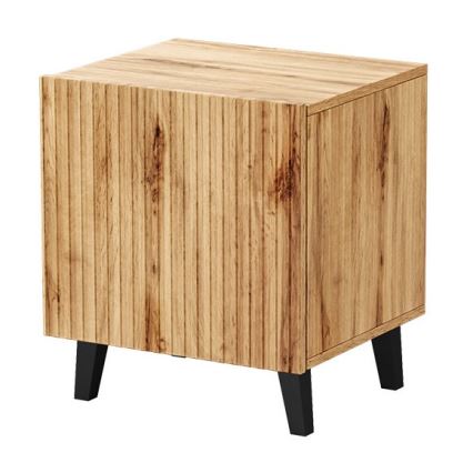 SET 2x Nachttisch VAMOS 52x45 cm Eiche Wotan