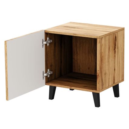 SET 2x Nachttisch VAMOS 52x45 cm Eiche Wotan