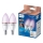 Set 2x Philips SMART LED RGB, dimmbar, C37, E14, 4,9 W, 230 V, 2200–6500 K, CRI 90