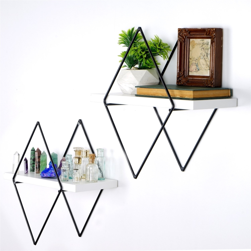 SET 2x Wandablage weiß