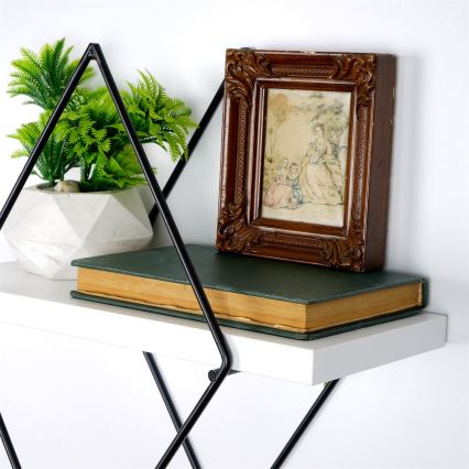 SET 2x Wandablage weiß