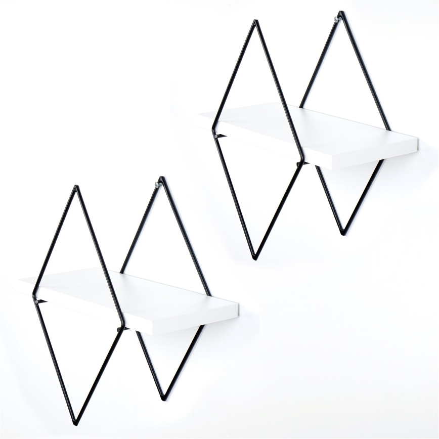 SET 2x Wandablage weiß