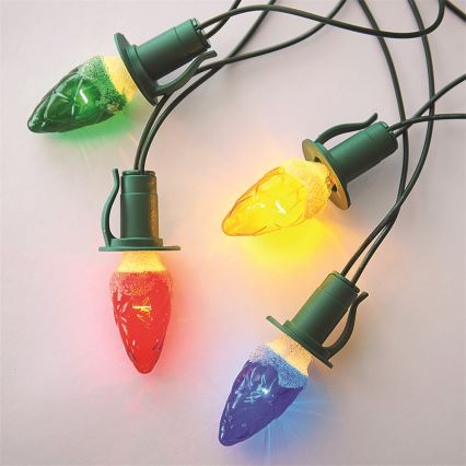 SET 3 x Ersatzglühbirne CONE E10/20V/0,1A farbig, hergestellt in Europa