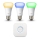 SET 3x dimmbare Glühbirne Philips Hue WHITE AND COLOR AMBIANCE 3xE27/10W/230V