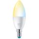 SET 3x Dimmbare LED-Glühbirne C37 E14/4,9W/230V 2700-6500K CRI 90 Wi-Fi - WiZ