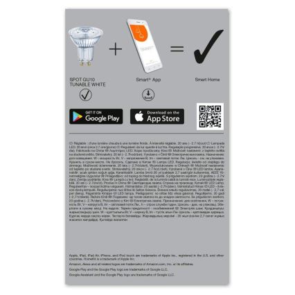 SET 3x LED-Dimmbirne SMART+ GU10/5W/230V 2700K-6500K Wi-Fi- LEDvance