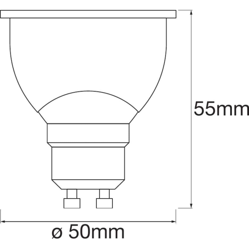 SET 3x LED-Dimmbirne SMART+ GU10/5W/230V 2700K-6500K Wi-Fi- LEDvance