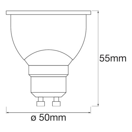 SET 3x LED-Dimmbirne SMART+ GU10/5W/230V 2700K - Ledvance