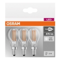 SET 3x LED Glühbirne BASE P40 E14/4W/230V 4000K – Osram