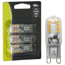 SET 3x LED-Glühbirne G9/2,5W/230V 3000K