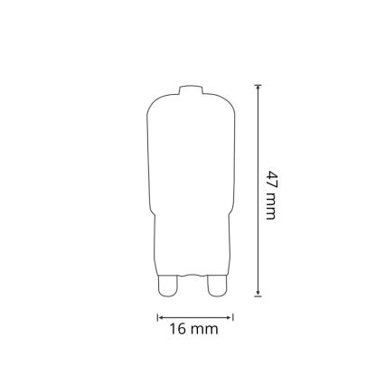 SET 3x LED-Glühbirne G9/2,5W/230V 3000K