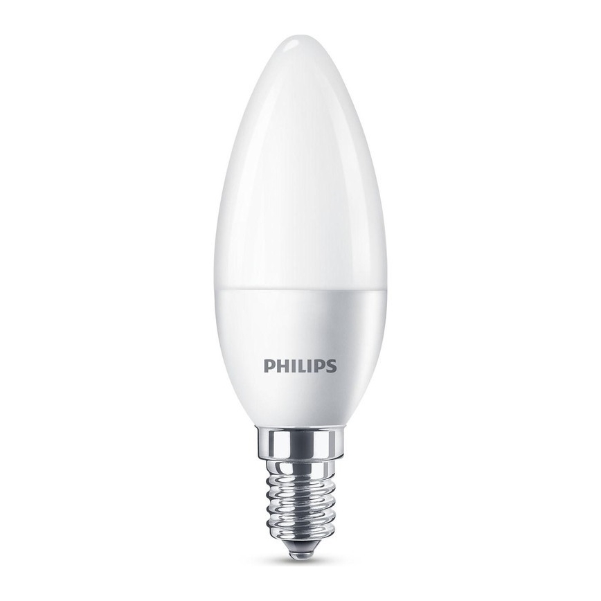 SET 3x LED-Glühbirne Philips B35 E14/5,5W/230V 2700K