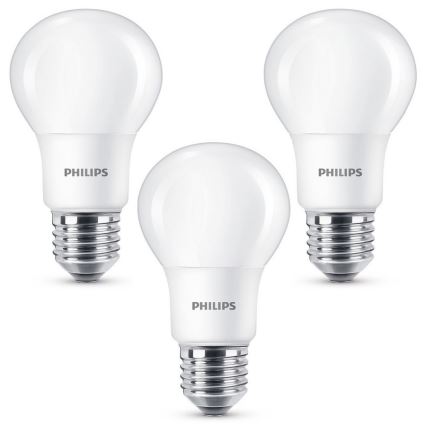 SET 3x LED Glühbirne Philips E27/8W/230V 2700K