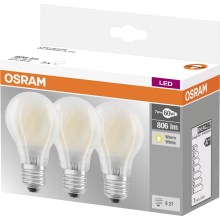 SET 3x LED Glühbirne VINTAGE E27/7W/230V 2700K - Osram