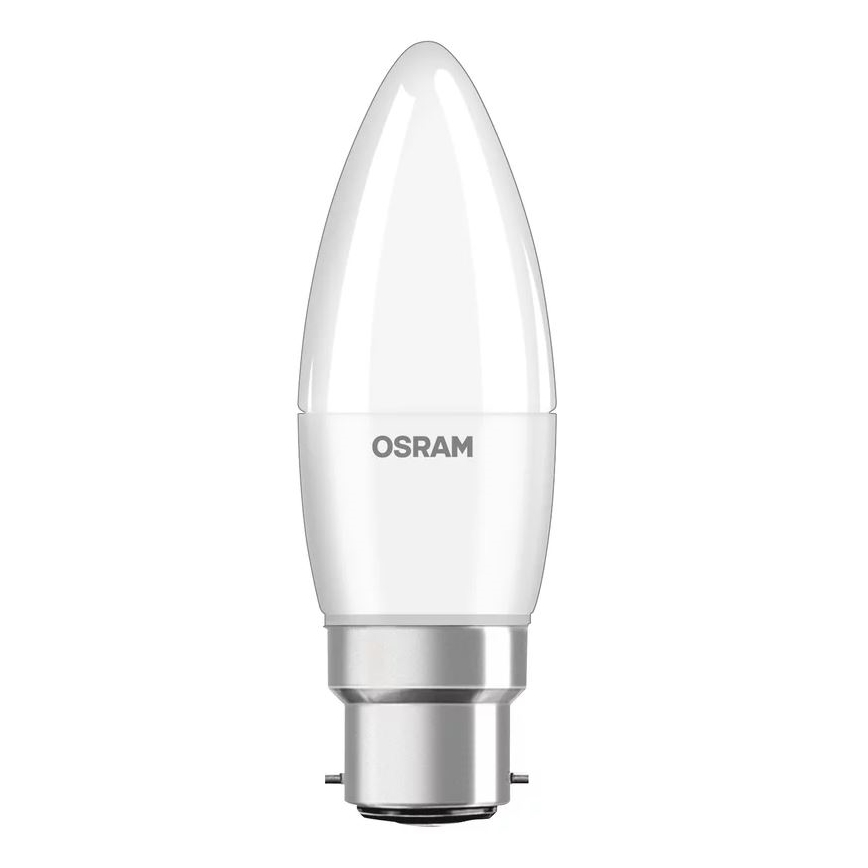 SET 3x LED-Glühlampe B38 B22d/4,9W/230V 3000K - Osram