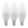 SET 3x LED-Glühlampe C37 E14/6W/230V 3000K - Eglo 12884