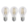 SET 3x LED-Glühlampe FILAMENT A60 E27/5W/230V 4000K Energieklasse A