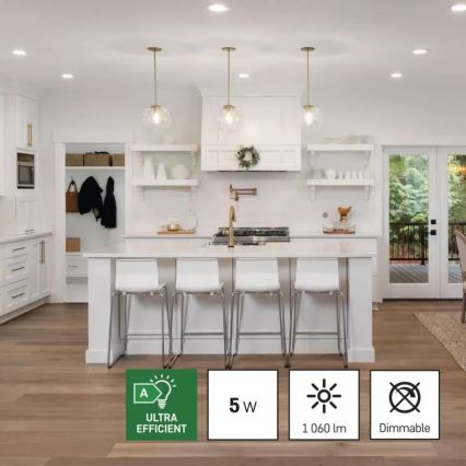 SET 3x LED-Glühlampe FILAMENT A60 E27/5W/230V 4000K Energieklasse A