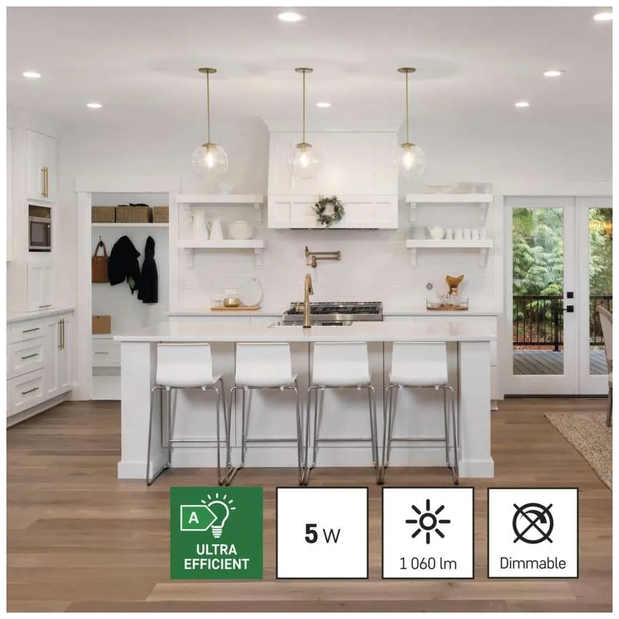 SET 3x LED-Glühlampe FILAMENT A60 E27/5W/230V 4000K Energieklasse A