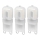 SET 3x LED-Lampe ECOLINE G9/2,5W/230V 3000K - Brilagi