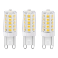 SET 3x LED-Lampe ECOLINE G9/3,5W/230V 3000K - Brilagi