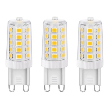 SET 3x LED-Lampe ECOLINE G9/3,5W/230V 3000K - Brilagi