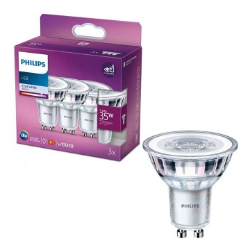 SET 3x LED-Lampe Philips PAR16 GU10/3,5W/230V 4000K
