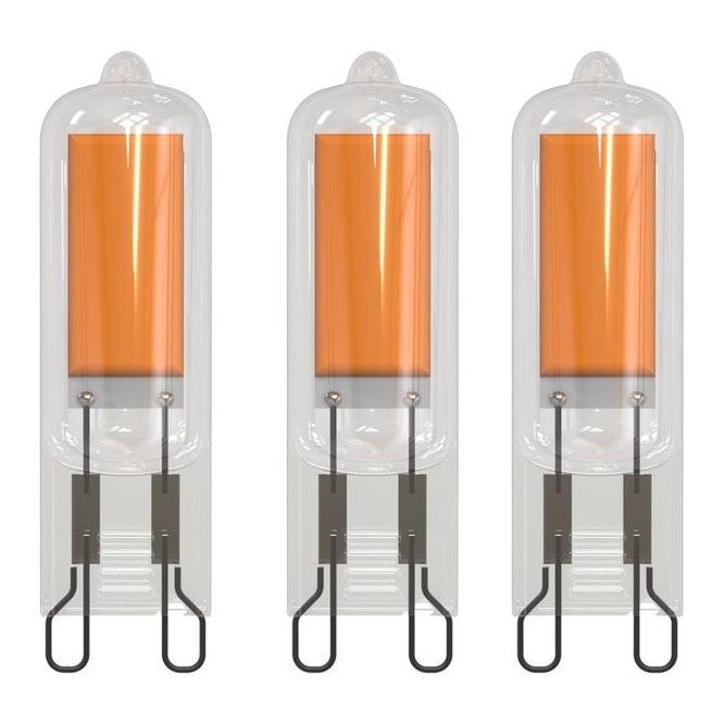 SET 3x LED-Leuchtmittel G9/2W/230V 3000K - Eglo 10614