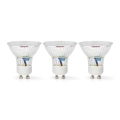SET 3x LED-Leuchtmittel GU10/4,5W/230V 2700K
