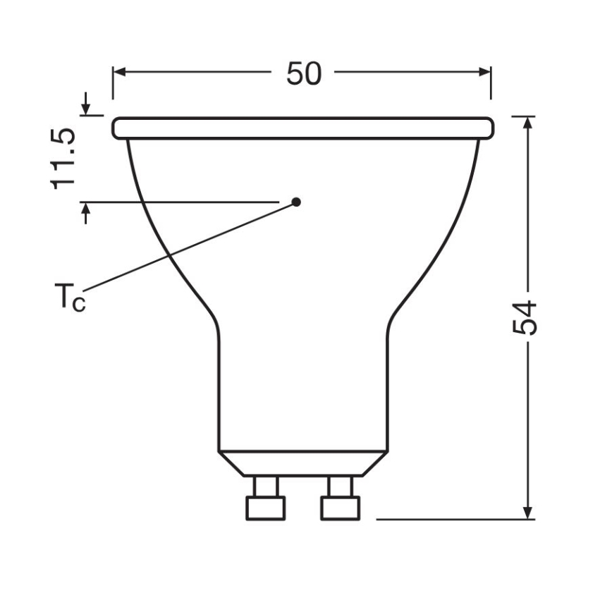 SET 3x LED-Leuchtmittel PAR16 GU10/6,9W/230V 6500K - Osram
