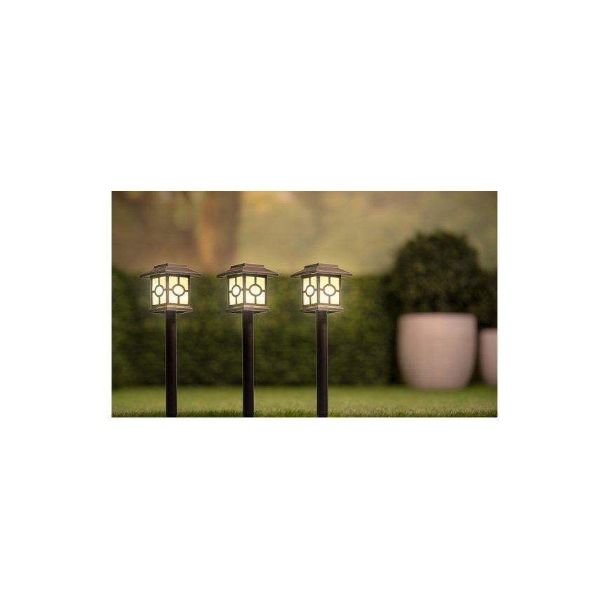 SET 3x LED-Solarbeleuchtung LED/1,2V