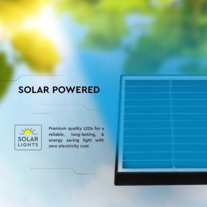 SET 3x LED-Solarleuchte für den Außenbereich 3xLED/1,2W/3,7V IP65 3000K 4000 mAh