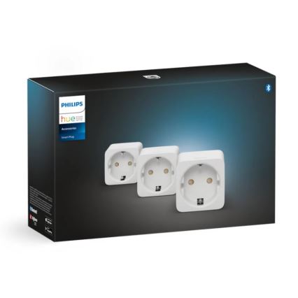 SET 3x Smart-Steckdose Philips Hue Smart Stecker EU SCHUKO