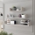 SET 3x Wandregal TRIO 40/60/80x11 cm Kaschmir