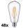 SET 48x LED-Glühbirne VINTAGE ST64 E27/7W/230V 2700K
