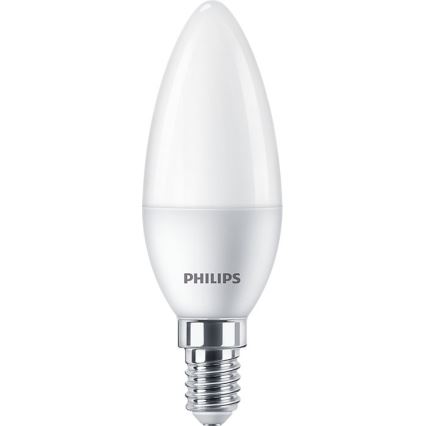 SET 4x LED Glühbirne Philips B35 E14/5W/230V 2700K