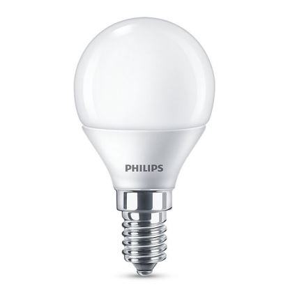 SET 4x LED Glühbirne Philips P45 E14/5,5W/230V 2700K