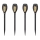 SET 4x LED Solarleuchte 4xLED/3,6V 1xAAA IP44 100 mAh