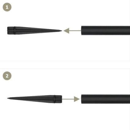 SET 4x LED Solarleuchte 4xLED/3,6V 1xAAA IP44 100 mAh