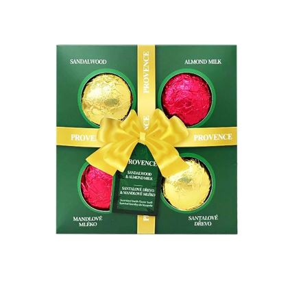 SET 4x Sprudelnde Badebomben PROVENCE