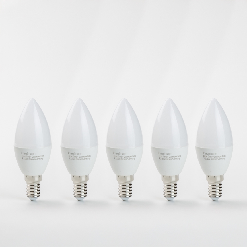 SET 5x LED-Lampe E14/5,5W/230V 2700K - Paulmann 28782