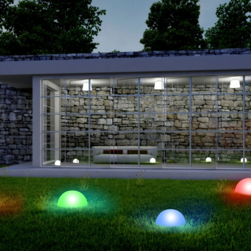 SET 5x LED-Solarbeleuchtung LED/1,2V mehrfarbig