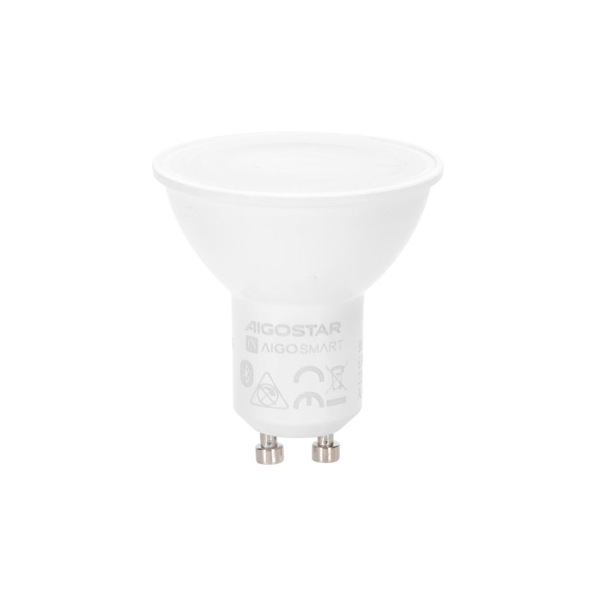 6er-Set dimmbare LED RGBW-Leuchtmittel MESH GU10/6,5W/230V 2700-6500K Wi-Fi + Fernbedienung - Aigostar
