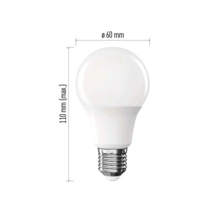 SET 6x LED-Glühbirnen A60 E27/8,8W/230V 4000K