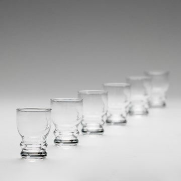 Set 6x Likörglas klar