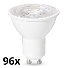 SET 96x LED-Glühbirne GU10/4,7W/230V 6500K